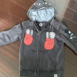 Mini shatsu Disney addition zip up size medium